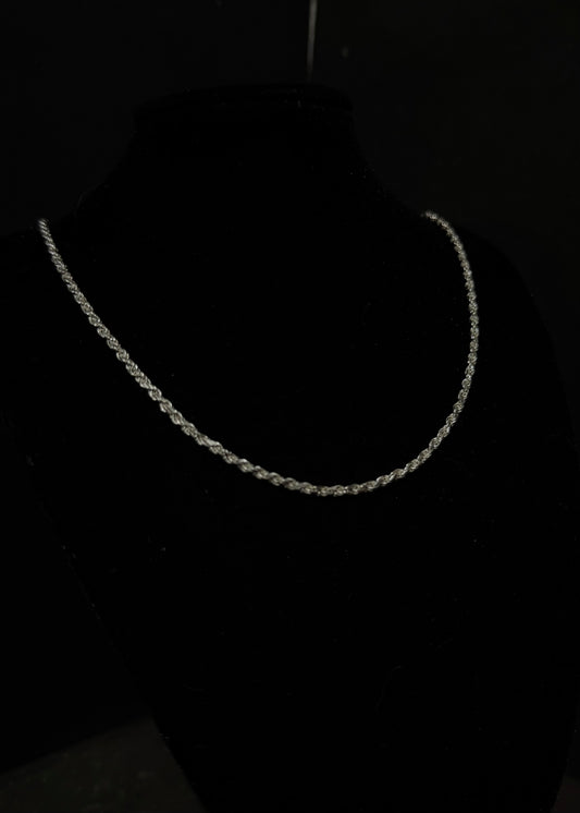Solid Sterling Silver Rope Chain – Premium Heavyweight 925 Necklace