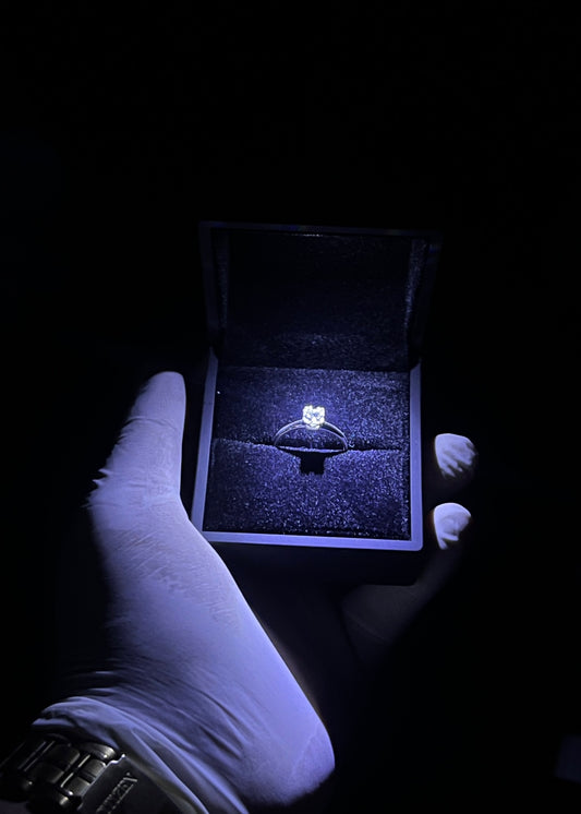 The "Promise" Solitaire Ring – Genuine 925 Sterling Silver Brilliant Cut