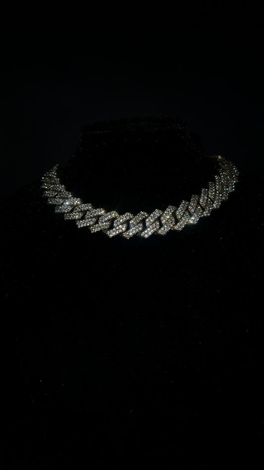 Iced Out Miami Cuban Link – Solid 925 Sterling Silver Iced Out